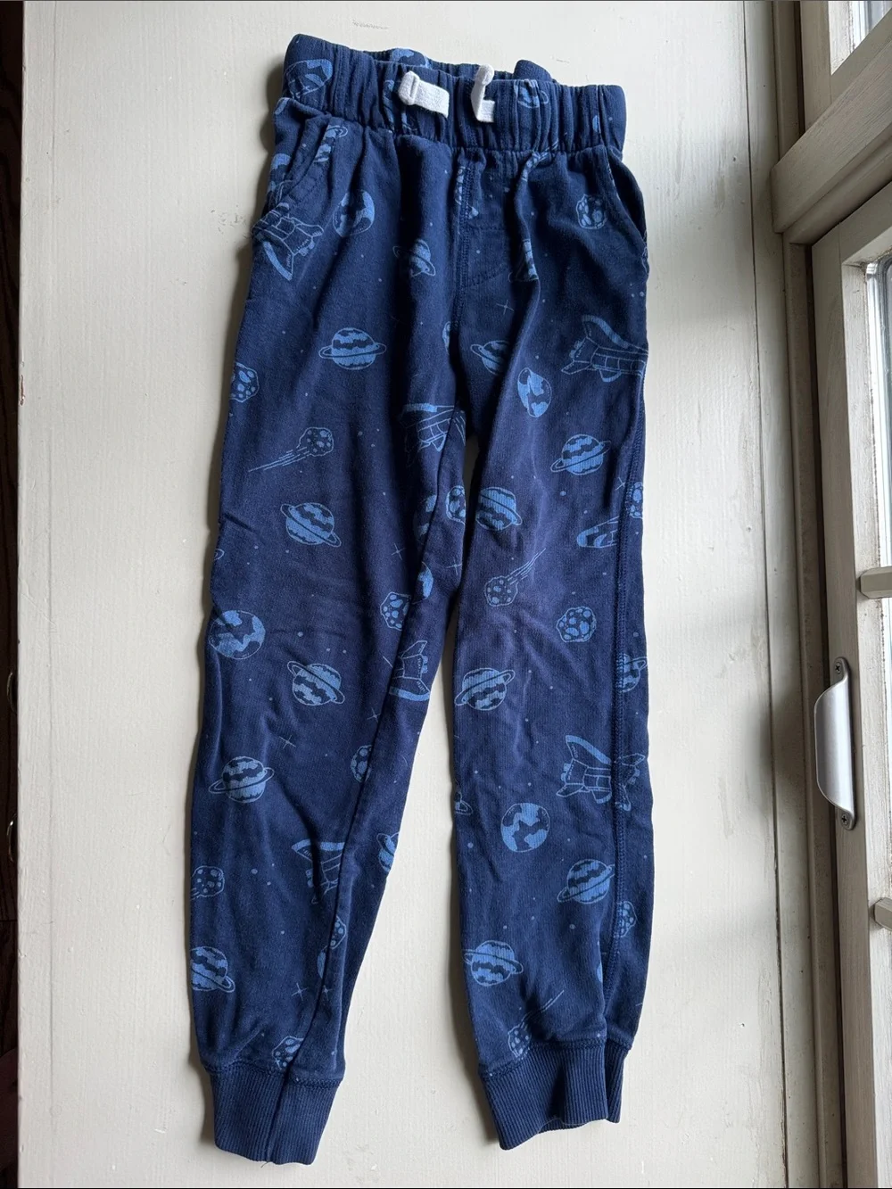 Carter's Navy Blue Space-Print Joggers